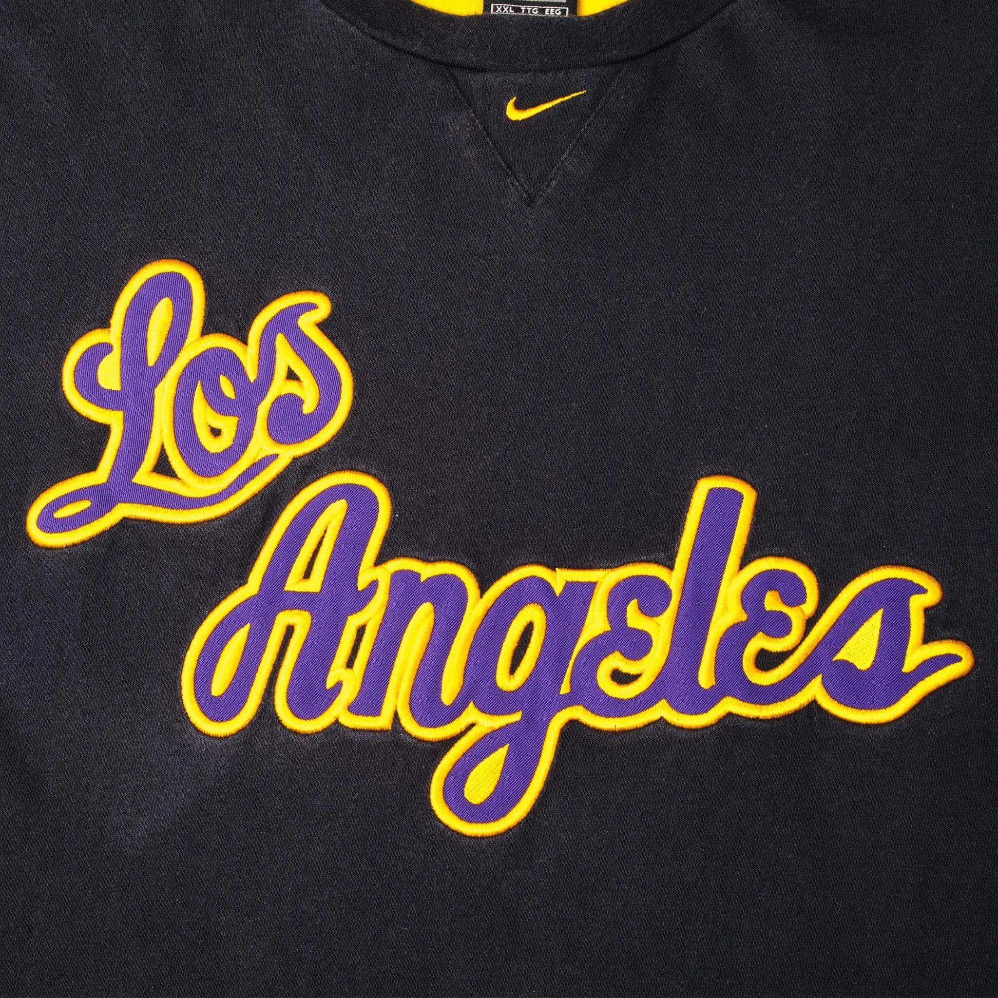 VINTAGE NIKE NBA LA LAKERS TEE SHIRT SIZE 2XL