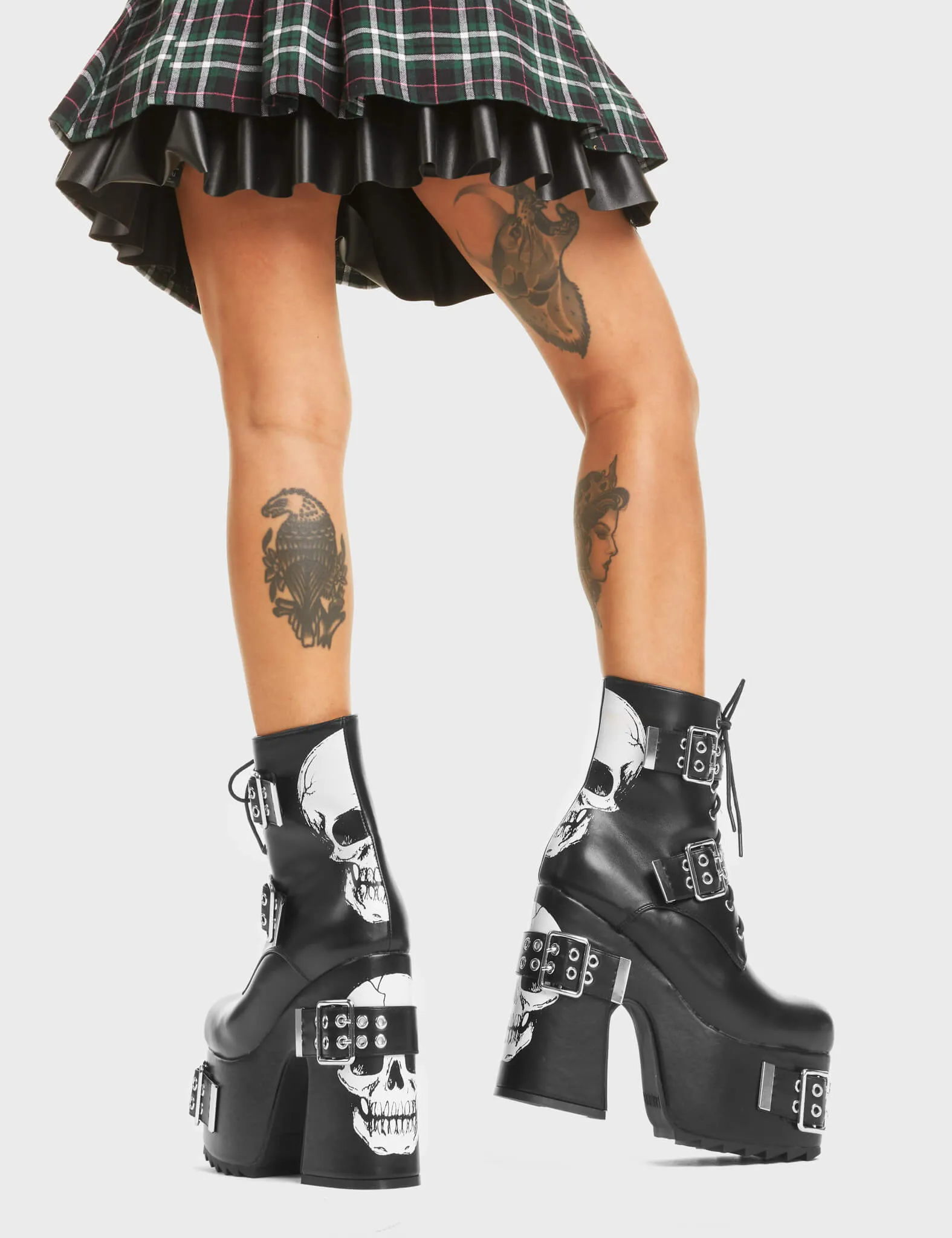 Whatever Chunky Platform Ankle Boots