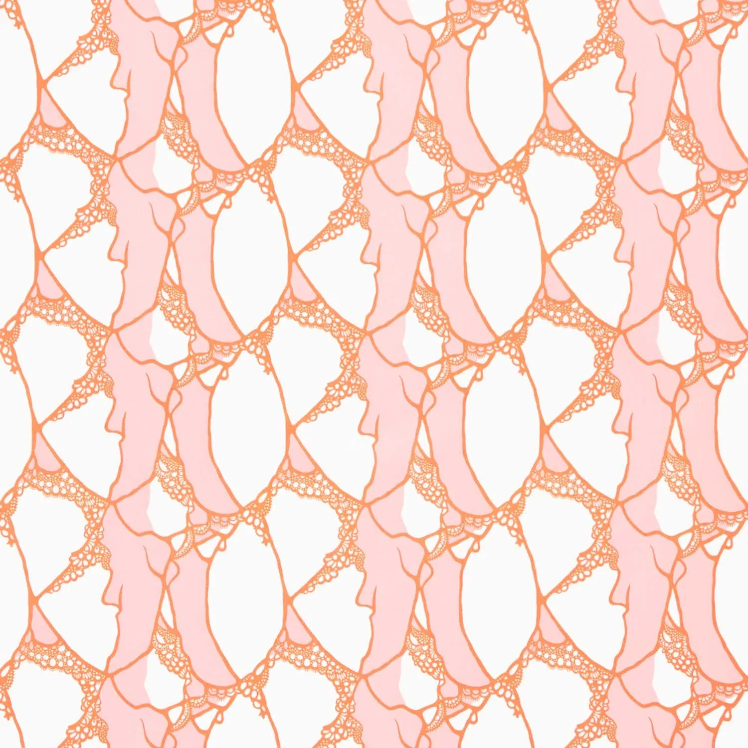 Wild Abandon - Entangled Blush Yardage