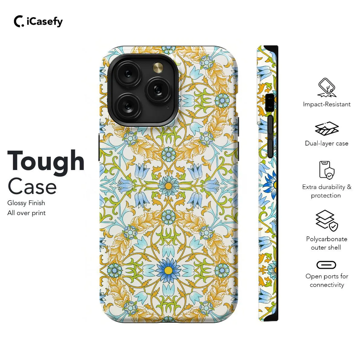 William Morris Phone Case iPhone Samsung Pixel & More #39