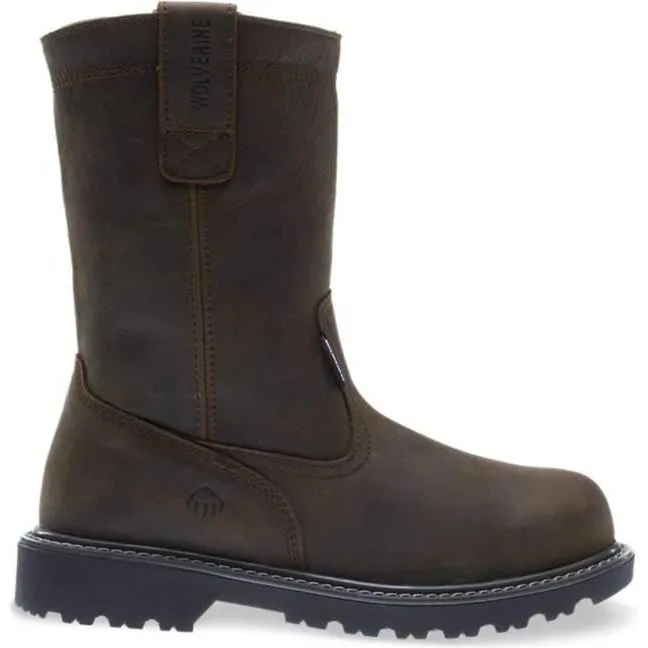 Wolverine Men's 10" Floorhand WP Wellington Work Boot - Brown - W10682