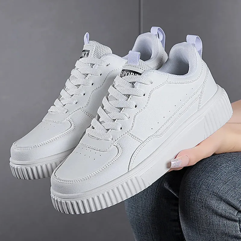 Women Casual Shoes Fashion Breathable Walking Flat Shoes Sneakers White Female Footwear Sports Running Outdoor Walking Shoe