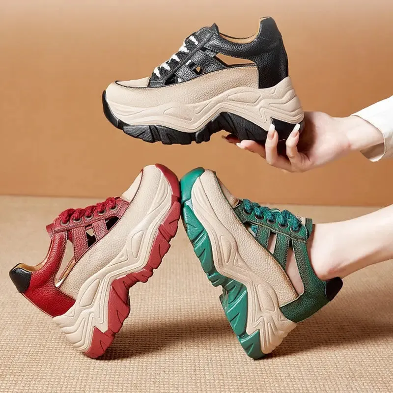 Women’s Breathable Platform Chunky Sneakers