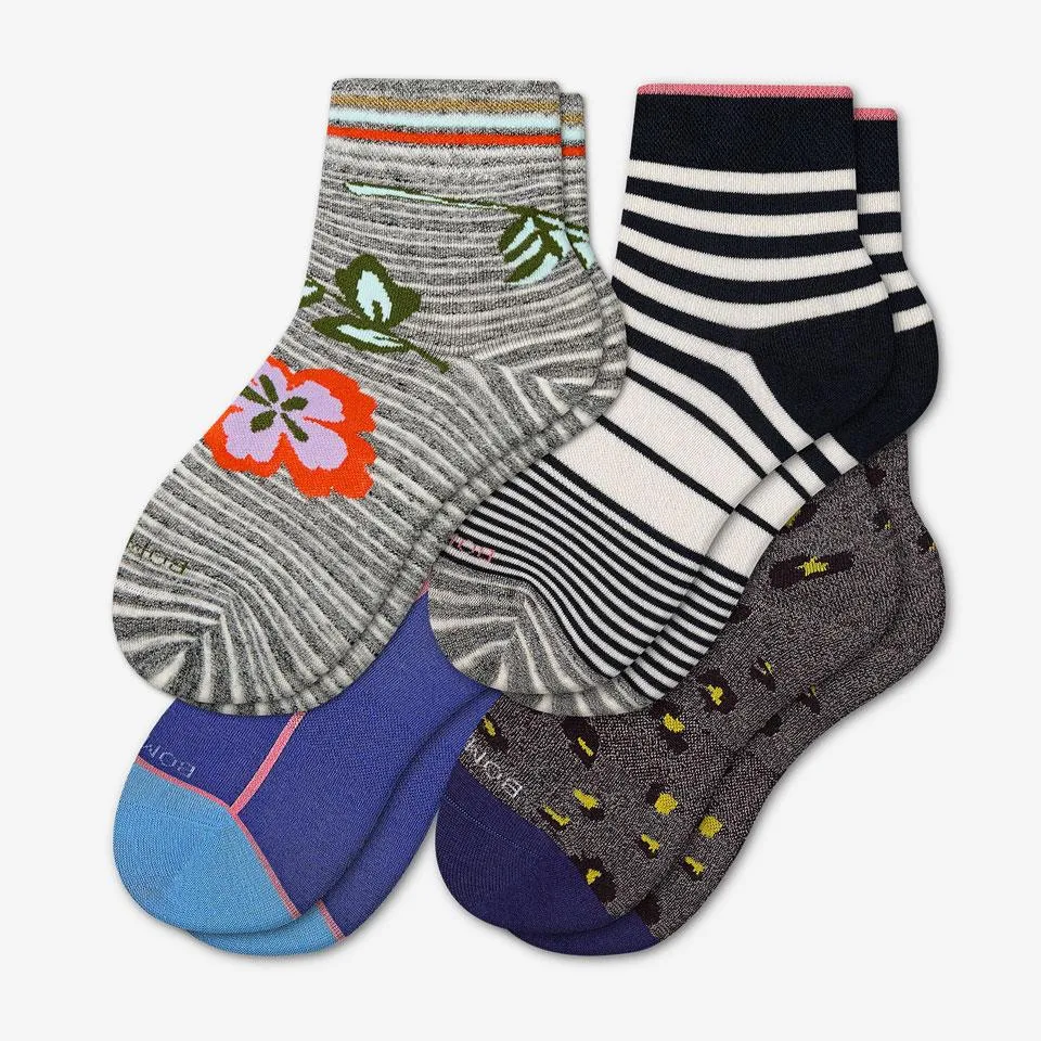 Women's Lightweight Quarter Sock 4-Pack