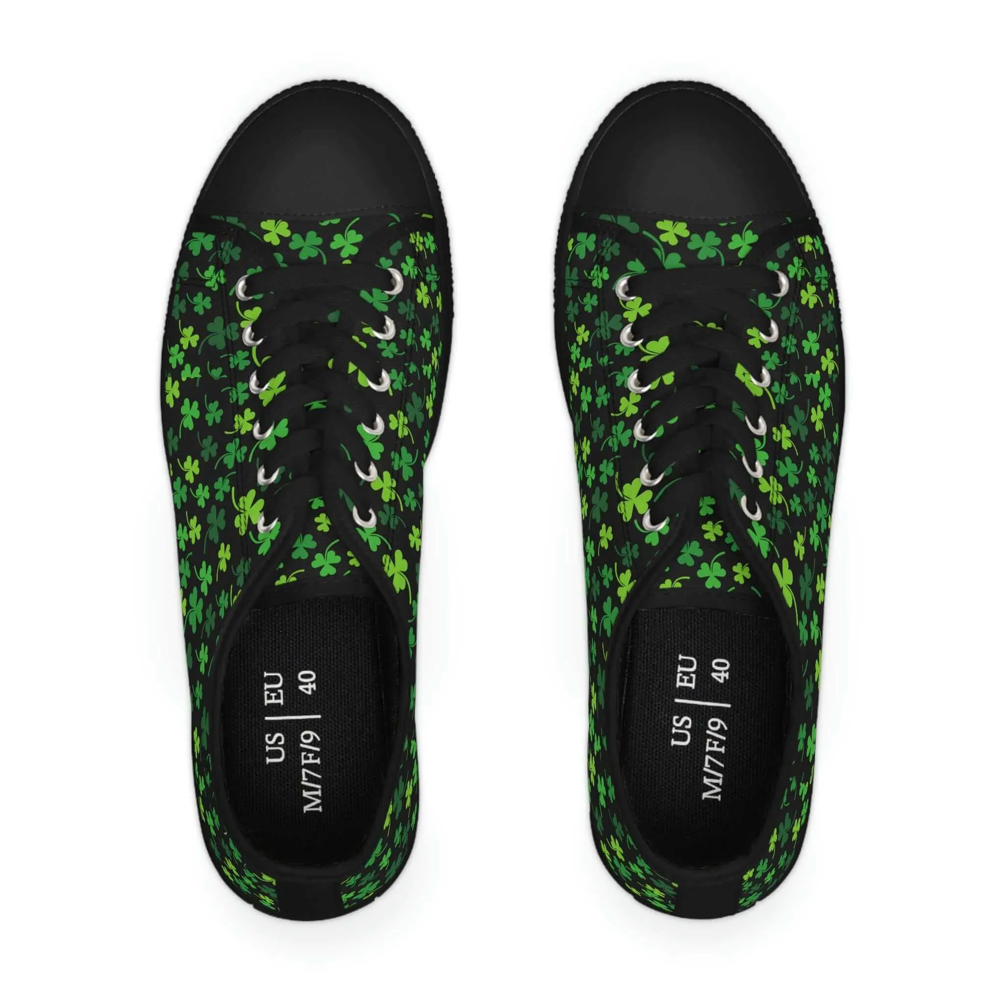 Women’s Low Top Shamrock Sneakers – Fun, Festive, and Full of Irish Charm! 🍀