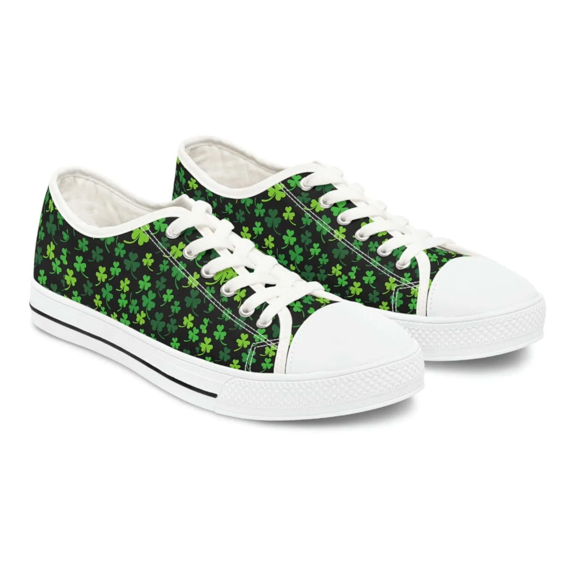 Women’s Low Top Shamrock Sneakers – Fun, Festive, and Full of Irish Charm! 🍀