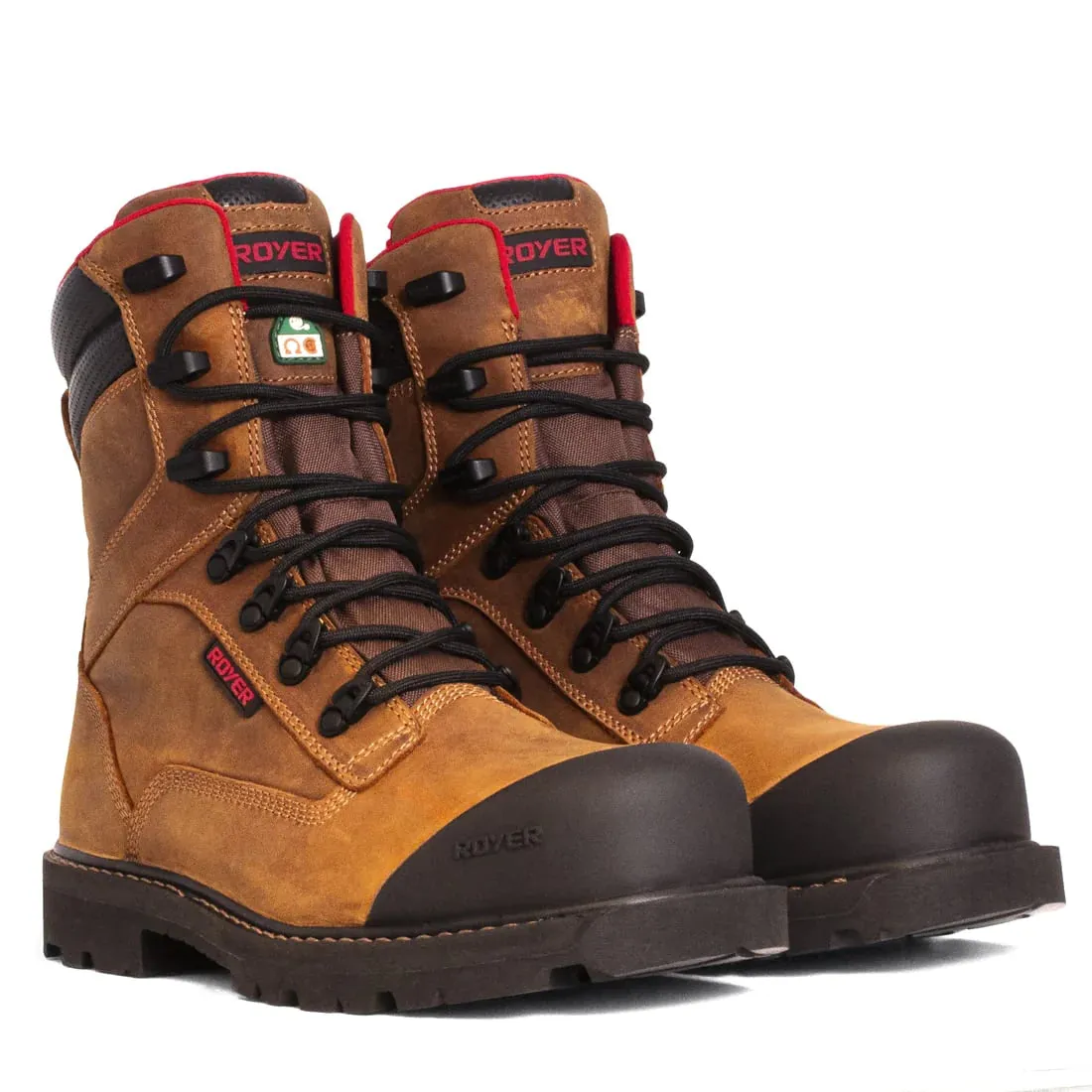 Work Boots - Royer Revolt Vibram Megagrip All Leather Boot, 8990RT